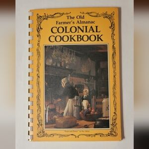 Colonial Cookbook with Yellow Cover